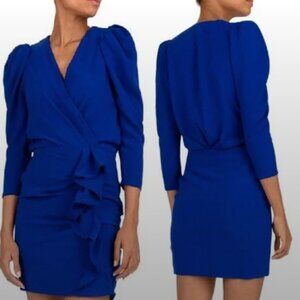 NWOT - Gorgeous, flattering Ultramarine Blue Dress - Melinda BA&SH - L